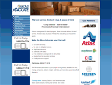 Tablet Screenshot of moveadvocate.com